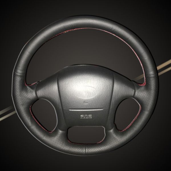 

auto braid on the steering wheel cover for sonata old sonata 2005 car braiding wheel covers styling interior accessory