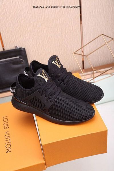 

lace up sports shoes fashion comfortable casual genuine leather sneakers men, Black