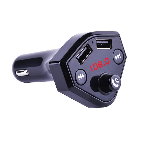 

fm transmitter wireless bluetooth fm modulator handscar kit lcd display audio car mp3 player 5v 3.1a dual usb charger