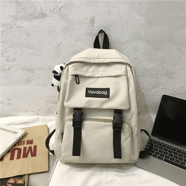 

2020 waterproof nylon women backpack female large capacity high schoolbag korean vintage girl shoulder bags travel bag mochila