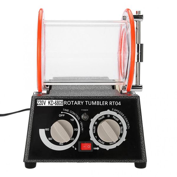 

rotary tumbler jewelry polisher machine polishing bead cleaner kd-6808 eu plug