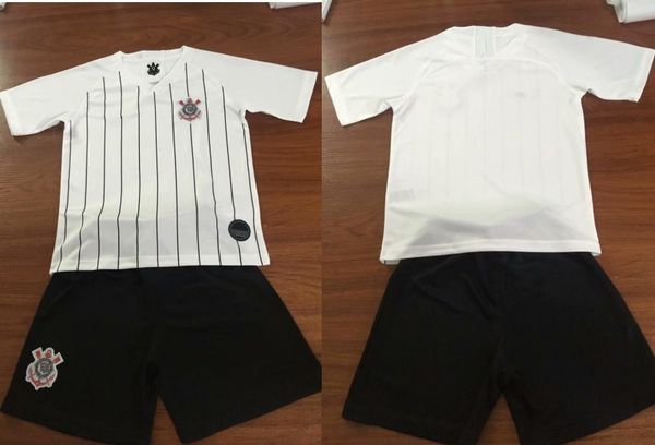 

2019 camisa Corinthians kids kits Soccer Jerseys JADSON RONALDO SOMOZA JADSON CLAYSON JANDERSON 19 20 home football Shirt white soccer tops