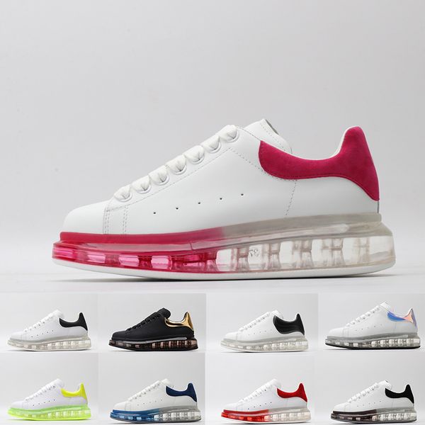 

luxury ace fashion white pink cushion casual shoes mens women classic triple black white cut leather sports designers sneakers size 36-44