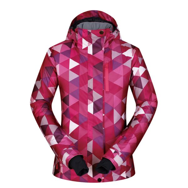 

winter outdoor sports ski suit for women and men print flower hooded jacket snowboard jackets + pants two piece clothes 2019 new