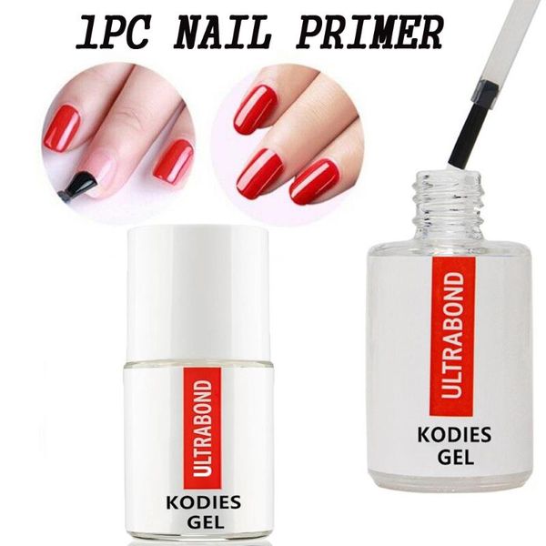 

nail primer gel polish quick-drying water binder nail art fluid disinfection adhesive base gel acrylic primer uv cleanser tool, Red;pink