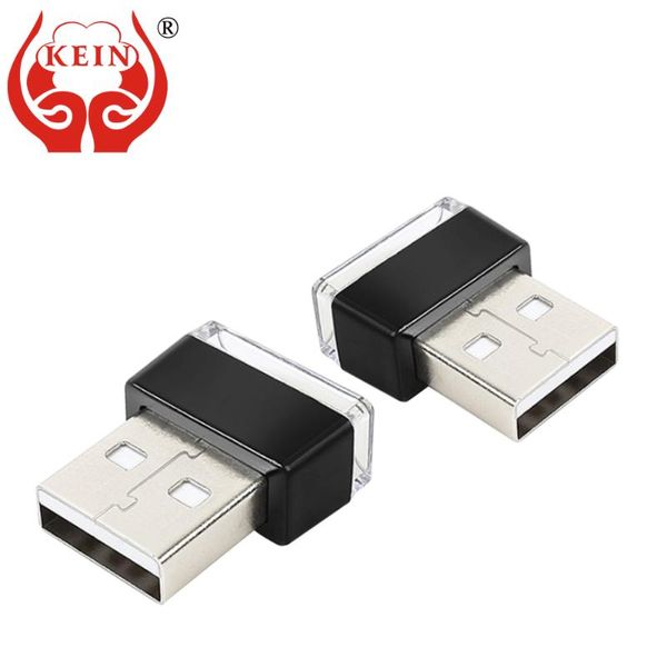 

kein 1pcs car interior usb light mini atmosphere lights usb cigarette lighter auto parts decorative emergency led night lamp