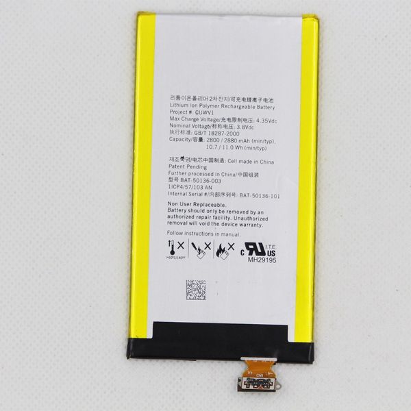 

bat50136003 z30 2800mah smartphone internal battery replacement