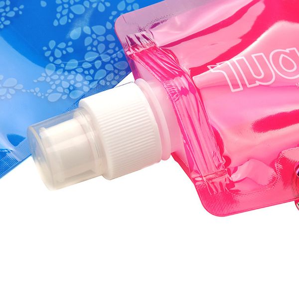 

портативный бутылки 480ml складывая мешок воды открытый спорт товары для кемпинга альпинизм туризм питьевой воды чайник