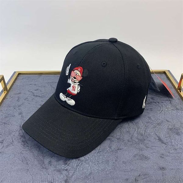 

the new 2020 south korean baseball cap co-branded mickey and mickey adjustable cap will be delivered of charge, Blue;gray