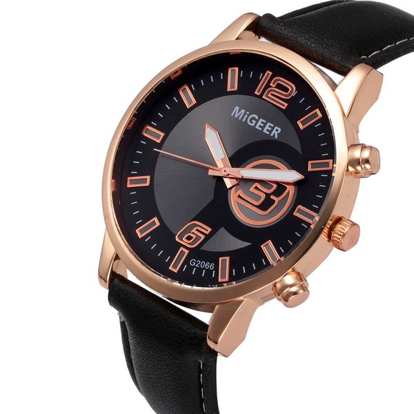 

new arrival watch classic new men watch wrist leather strap quartz casual watches 2019 arrival, Slivery;brown