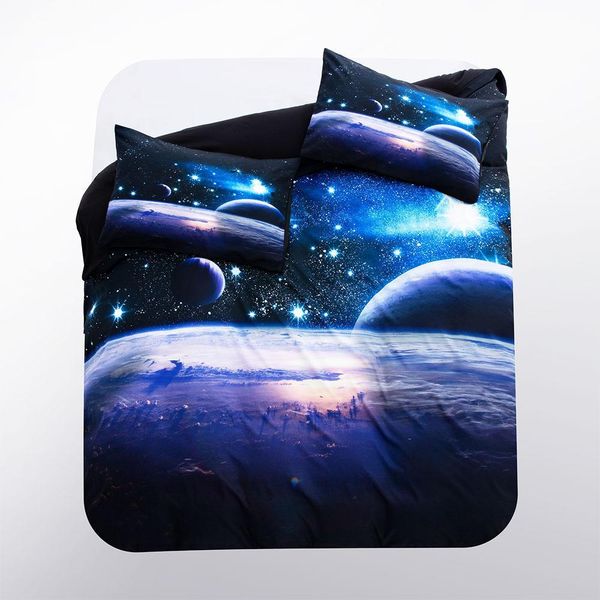 

universe space comforter bedding sets minecraft duvet cover 3 pcs king size bedding set