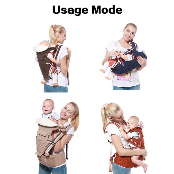 

multifunctional baby carrier ergonomic baby sling backpack 9 in 1 newborn infant carrying belt for 3-36 months