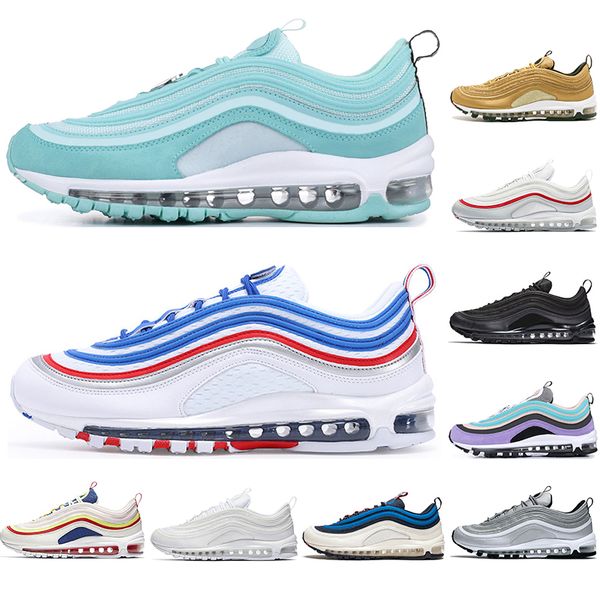 

brand fashion designer sneakers men women running shoes balck metallic gold south beach prm yellow triple white mens trainers sports, White;red