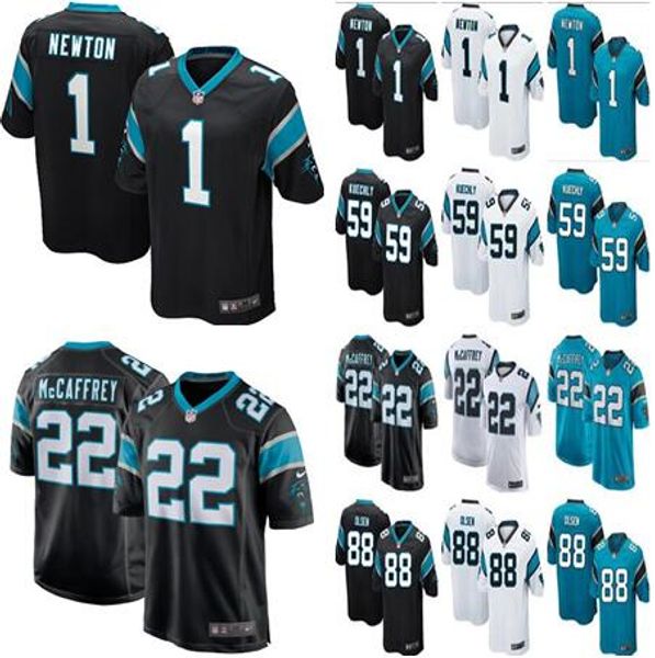 

Men women youth kid carolina jer ey panther 22 chri tian mccaffrey 1 cam newton 59 luke kuechly 88 greg ol en football jer ey