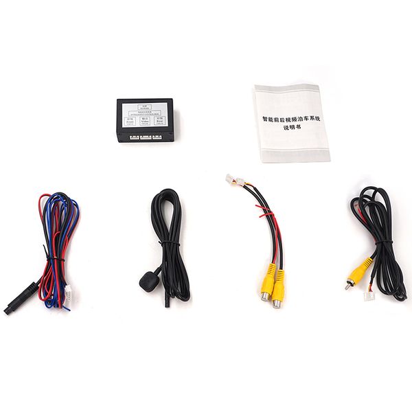 

car parking camera video channel converter auto switch front /view side/rearview rear view camera video control box