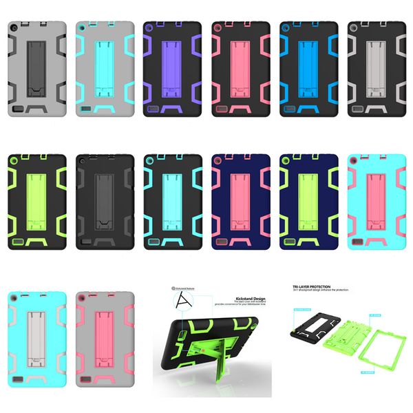 

3 in 1 hybrid robot armor shockproof tpu pc stand case for lg pad 2 3 v498 v495 v496 v520 v521 v525 amazon fire 7.0 2015 2017 hd 8.0 2016
