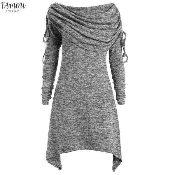 

plus size 5xl fall party dress women's clothes 2020 elegant solid long sleeve ladies dresses winter vintage dress women's dresses, Black;gray