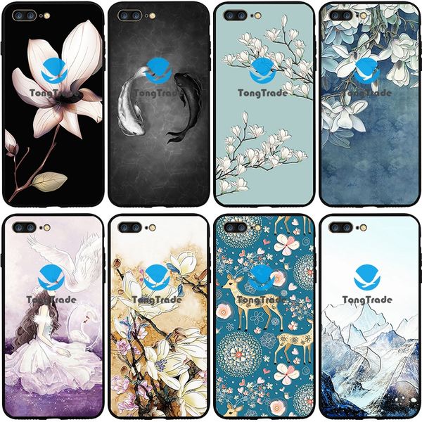 

tongtrade] мягкий силиконовый чехол для iphone x xs 11 pro max 8 7 6s 6p 5s 5p huawei y9s y6s mate 30 p30 p20 3d матовый матовый корпус rel