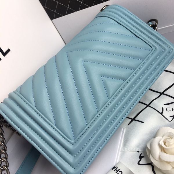 

luxury classicwave pattern satchel chain bags key chain real leather designer crossbody shoulder bag purse messenger handbag ing