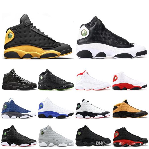 

13 13s men basketball shoes bred cap and gown chicago chris paul's days-cp3 court purple he got game history of flight playoff sneakers