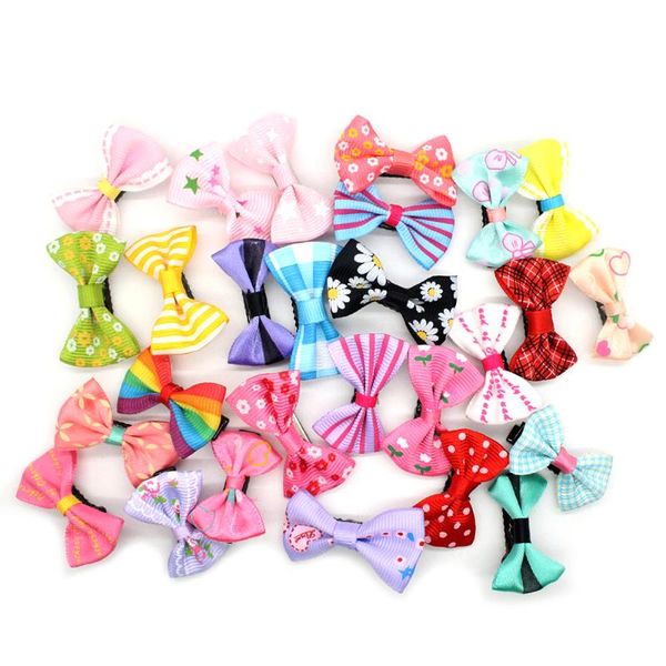 

hair clip for girls 20pcs/lot hair accessories headwear colorful bow hairpins baby girls bow clips headdress gift, Slivery;white