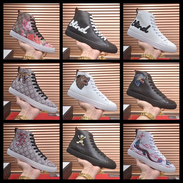 

20ss new arrive famous fashion luxury mens shoes cool men's casual shoes size 38-44, Black