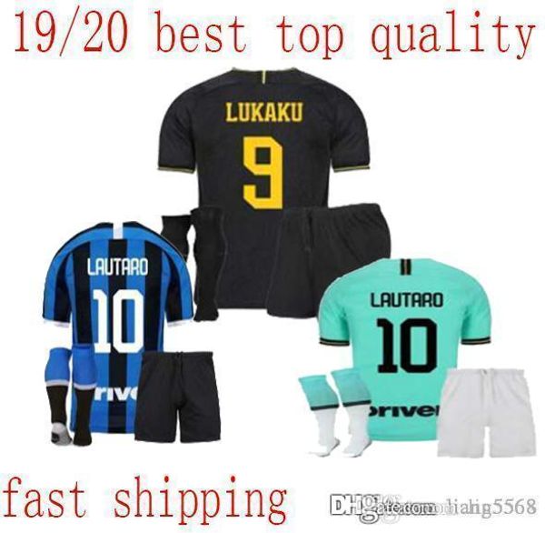 

горячие продажи лукак алексис lautaro skriniar 2019 2020 взрослого комплект футбола джерси годин барелла nainggolan трикотажных изделий 19 2, Black