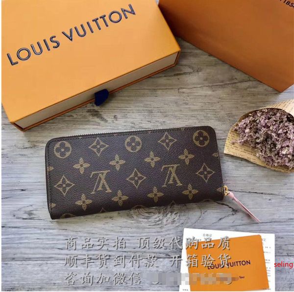 

2020 clemence wallet m61298 new women fashion shows exotic leather bags iconic bags clutches evening chain wallets purse