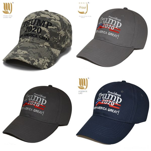 

9odn4 трамп вышитые бейсбол cap мужчин и женщин моделей cotton100% шляпы rtump шляпа свободного покроя шапки хип-хоп открытый вс 2020, Blue;gray