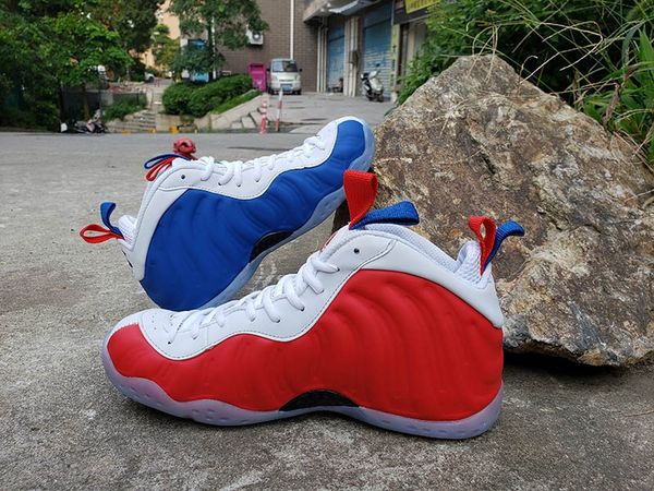 

penny hardaway one wmns usa white-game royal-habanero red men basketball shoes posite one boy sports sneakers