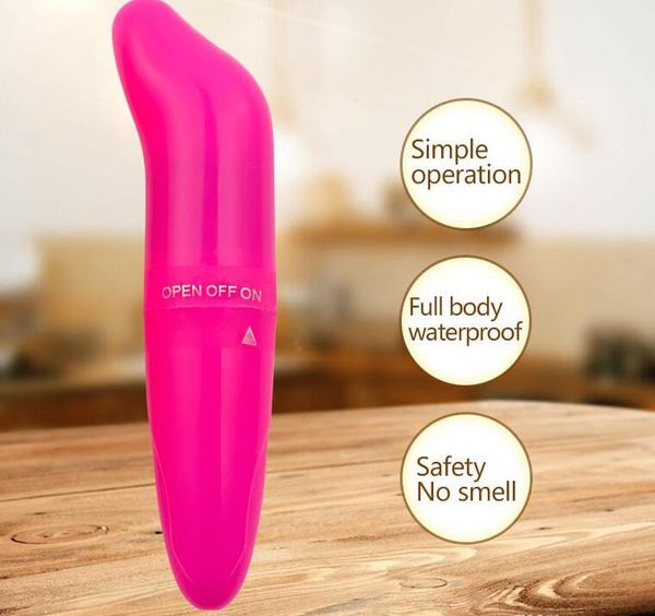 Poderoso Bala Mini G-Spot Vibrator pequeno Clitóris Estimulador Golfinho de vibração ovo Sex Toys para mulher adulta Produtos sexo 01