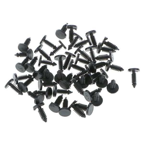 

50шт a56 20413107 пластиковые винт rivet фиксаторы hood нажмите pin зажим для автомобилей