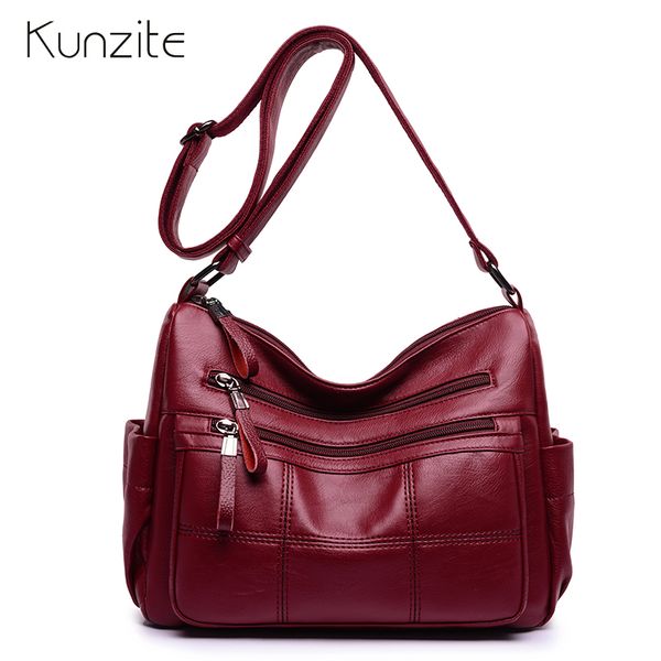 

kunzite leather shoulder bags for women 2019 luxury handbags women bags designer daily crossbody messenger bag sac a main bolsos
