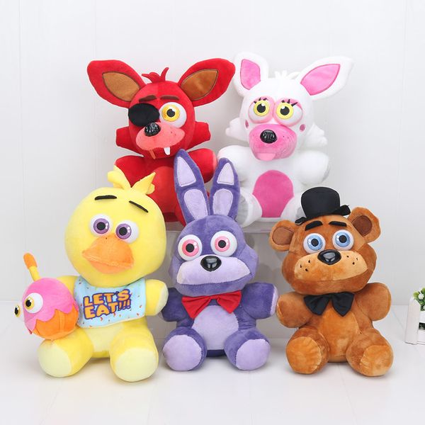 

новый 25см пять ночей в 4-х freddy fnaf mangle foxy freddy fazbear хорошее качество фаршированный плюшевые игрушки куклы y200703