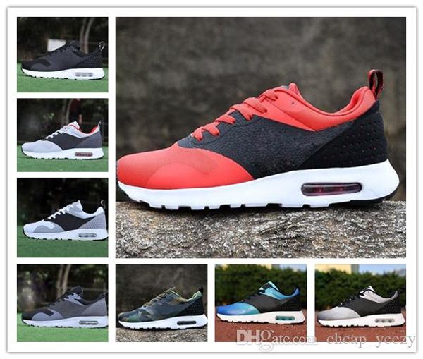 

87s tavas 90s camouflage men thea running shoes all black thea breathable shoe size 40-45 athletic shoes ale