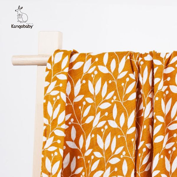 

kangobaby soft breathable 100% organic cotton reusable washable baby swaddle blanket
