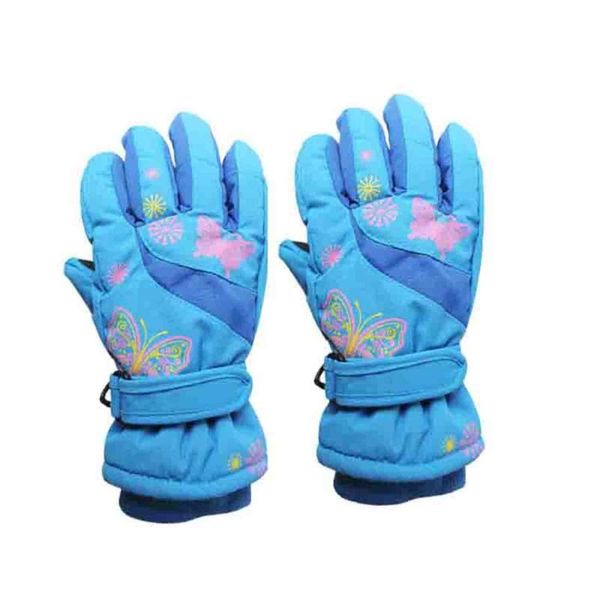 

4-10 years old children's skiing gloves skating boy girl cartoon outdoor warm winter gloves