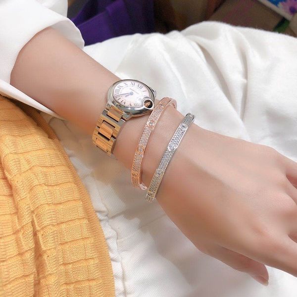 

luxury jewelry bracelet, starry love bracelet pavÃ© diamond cut, sub-gold material 18k gold-plated wedding fashion female design jewelry can, Black