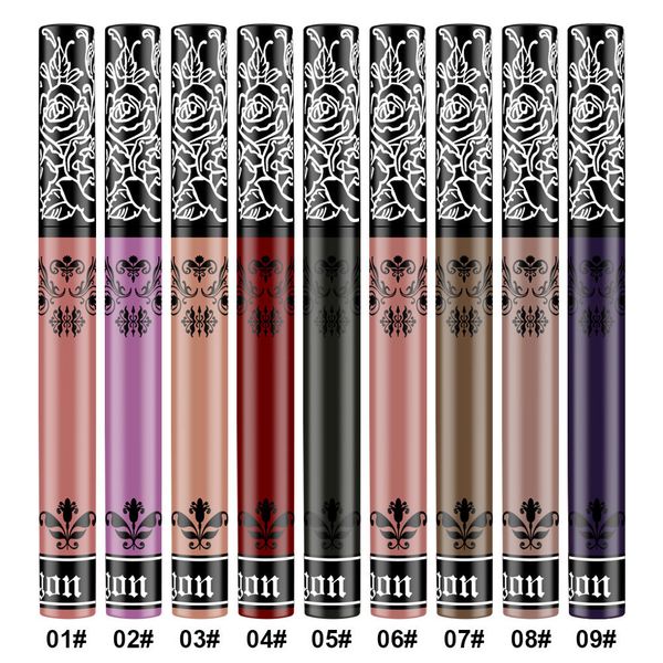 

1 pcs matte lipstick waterproof nude velvet liquid lipstick high pigmented lip glaze mdf