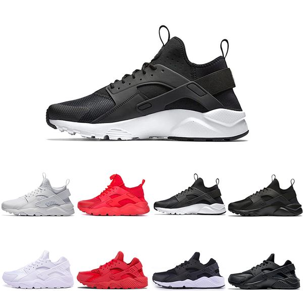 

new running shoes huarache triple white black men women sports sneakers zapatillas deportivas sport huaraches shoes trainers us5.5-11