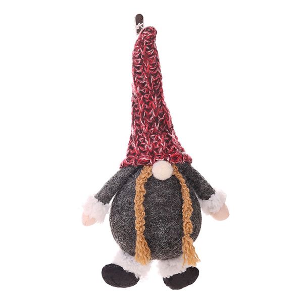 

santa festival dwarf non woven home doll hanging pendant christmas tree ornament toy faceless gnome decoration mini