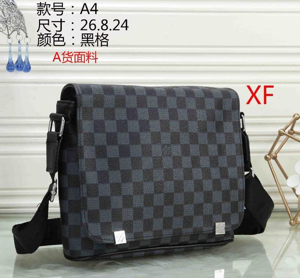 

2020 горячая распродажа LOUIS VUITTON LV кожаная мужская сумка портфель повседневная Деловая кожаная мужская сумка-мессенджер Мужские сумки через плечо