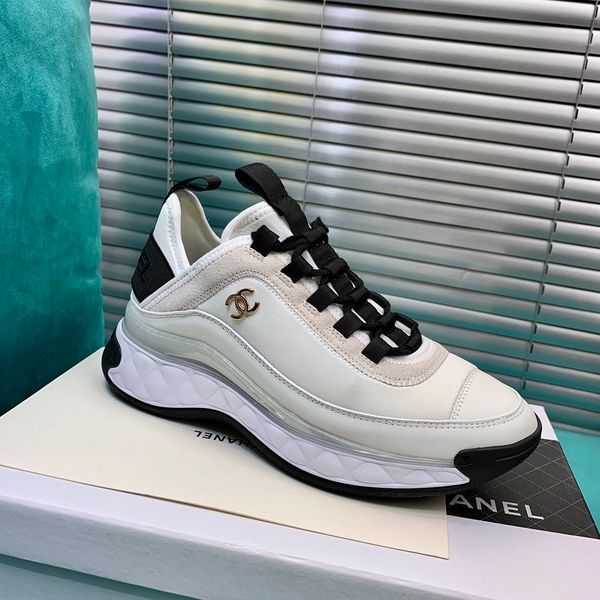 

high-end luxurydesigner women's men's party casual shoes jogging sneakers women's shoes triple air cushion platform vintage m, Black