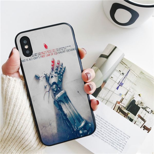 

capa luxury anime manga fullmetal alchemist cover for iphone 11 pro xs max xr case for iphone 8 7 6s plus 5s se case soft silicone cover.