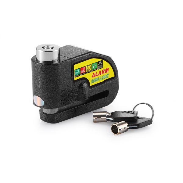 

100db motorcycle alarm lock motorbike anti-theft alarm wheel disc brake security safety siren lock motorcycle disk brake