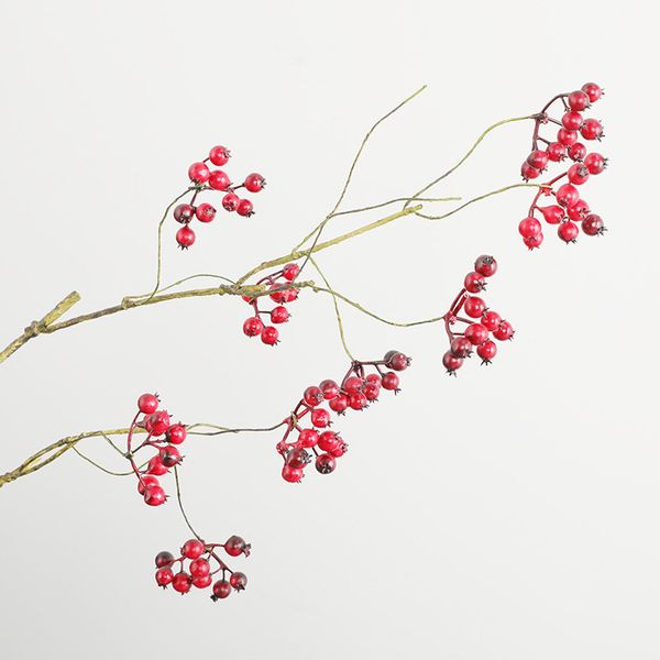 

decoration artificial cranberry branch plant traditional succulent fruit home