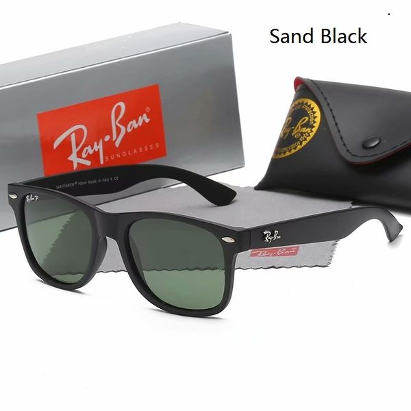 

2018 new wayfarer ungla e ray men women 54mm brand cat eye un gla e band ben mirror or polarized gafa de ol ban with box and ca e