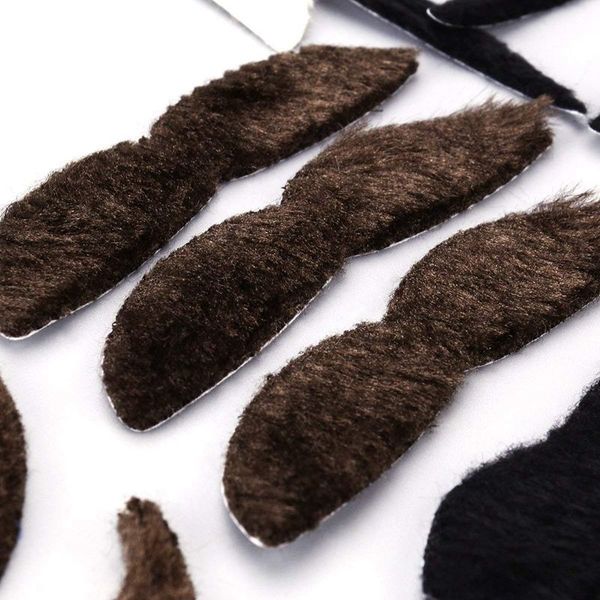 

36 pack self adhesive fake mustaches novelty for new year's eve party supplies christmas decorations