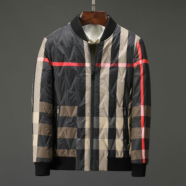 

luxury mens coat autumn winter brand jacket thick windbreaker mens casual zipper coat long sleeve outdoor warm coats a1 b102524k, Black;brown