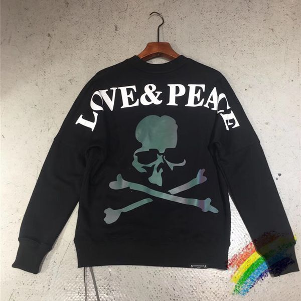 

3m reflective mastermind japan sweatshirts men women winter 19fw mastermind japan hoodies mens pullover, Black